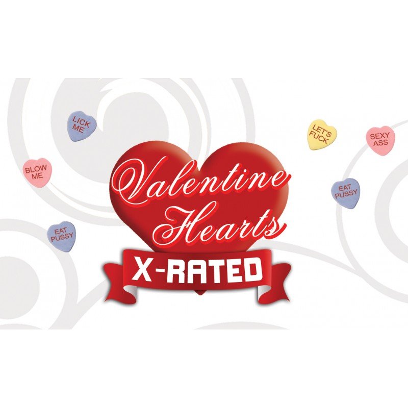 HO2991valentineheartsxratedcandy