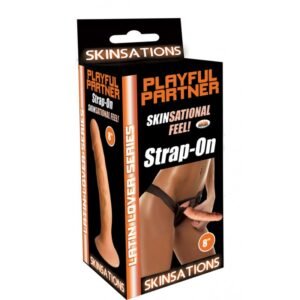 SKINSATIONS LATIN LOVER PLAYFUL PARTNER 8 STRAP ON "