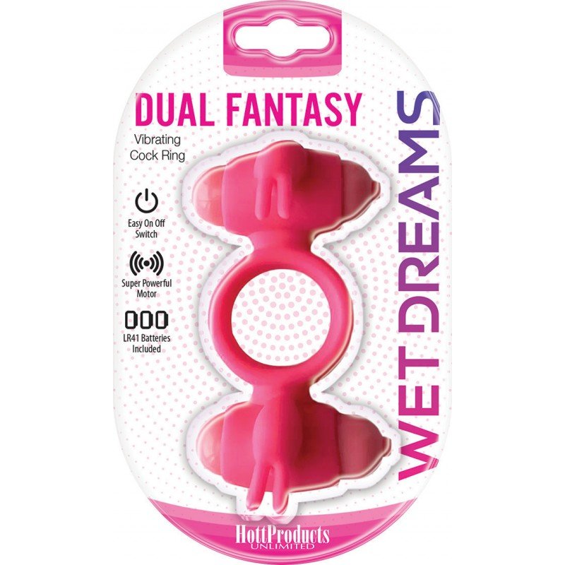 HO3266dualfantasybunnycockringpkg