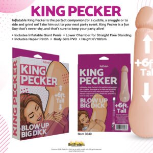 KING PECKER 6FT GIANT INFLATABLE PENIS