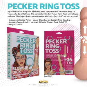 INFLATABLE PECKER RING TOSS