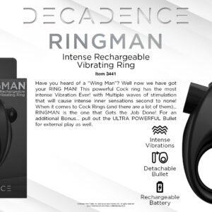 (WD) DECADENCE RINGMAN VIBRATI COCK RING