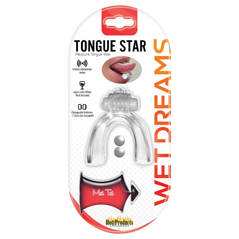 HO3443tonguestarclearvibrator