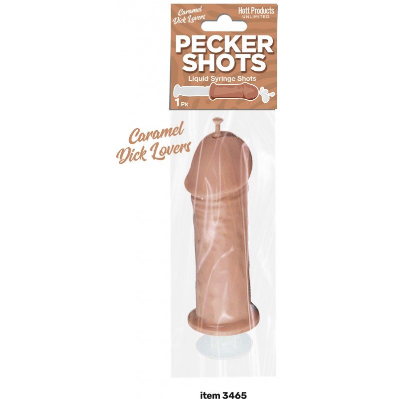 HO3465peckersyringeshotscaramelcolor