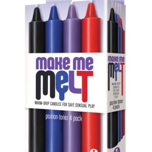 THE 9'S MAKE ME MELT SENSUAL WARM-DRIP CANDLES PASSION TONE