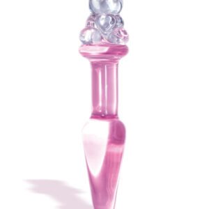 (D) THE 9S FIRST GLASS TEDDY BUTT PLUG PINK