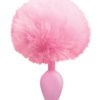 THE 9'S COTTONTAILS SILICONE BUNNY TAIL BUTT PLUG PINK