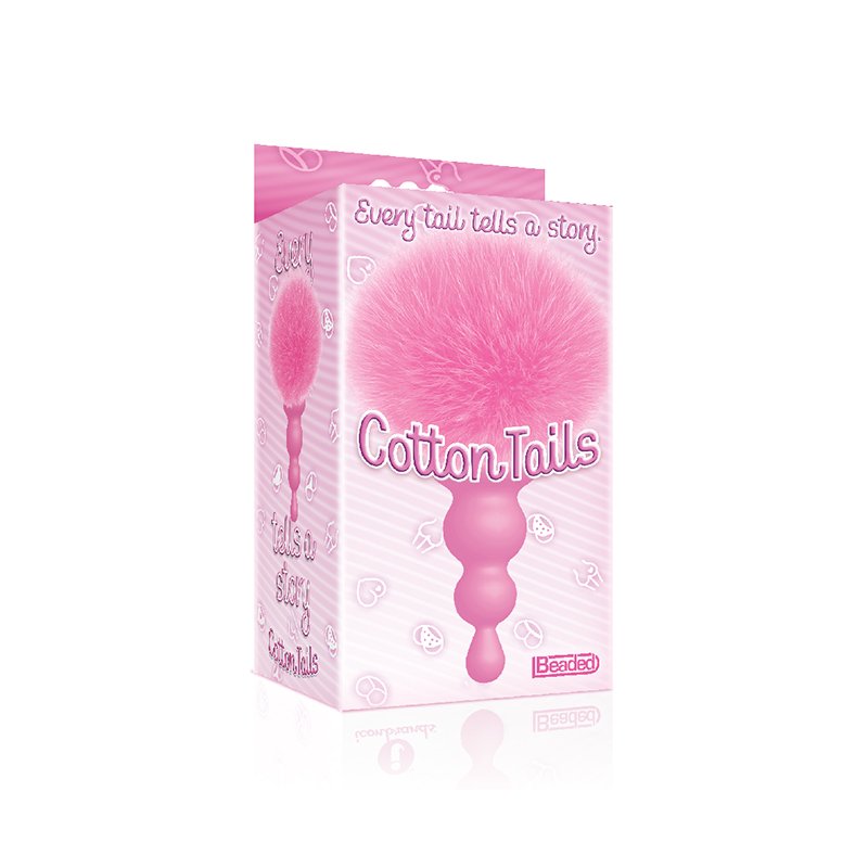 IB2688bunnytailbeadedbuttplugpink
