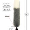FOXY TAIL SILICONE BUTT PLUG GREY
