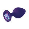THE 9'S BOOTY TALK NEON LEAF SILICONE BUTT PLUG