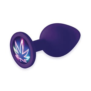 THE 9'S BOOTY TALK NEON LEAF SILICONE BUTT PLUG