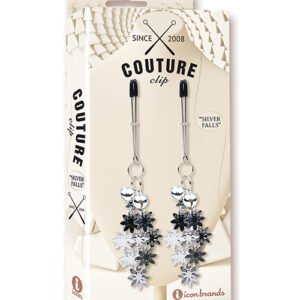 COUTURE CLIPS SILVER FALLS LUXURY NIPPLE CLAMPS