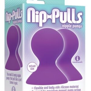 9'S SILICONE NIP PULLS VIOLET