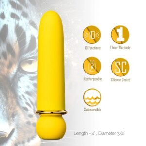 JAGUAR POWERFUL BULLET YELLOW RECHARGEABLE