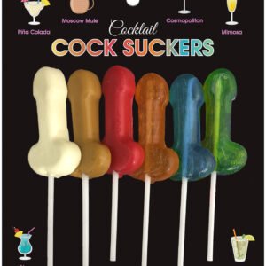 COCKTAIL COCK SUCKERS 6 PCS (Out End May)