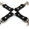 HOG TIE LEATHER BLACK
