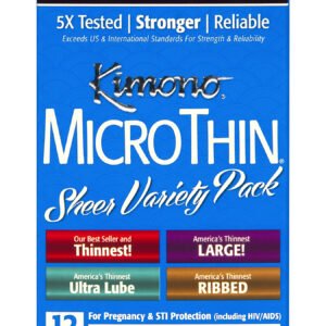 KIMONO MICROTHIN SHEER VARIETY 12 PACK