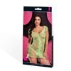 LAPDANCE JACQUARD MINI DRESS NEON GREEN O/S