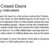 BEHIND CLOSED DOORS GAME
