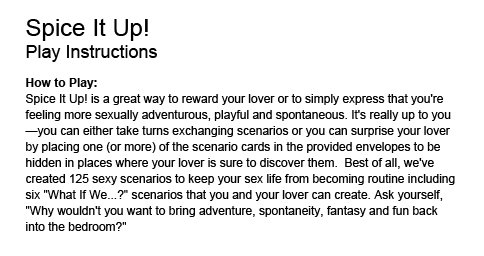 Microsoft Word - SpiceItUpGamePlay.docx