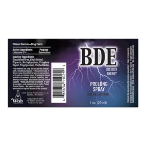 BDE PROLONG SPRAY 1 OZ