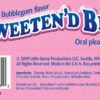 SWEETEN'D BLOW BUBBLE GUM
