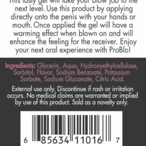 PROBLO ORAL PLEASURE GEL STRAWBERRY 1.5 OZ