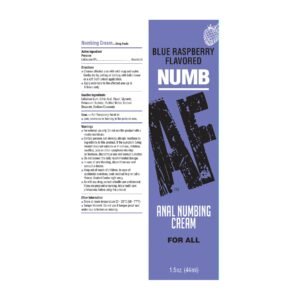NUMB AF DESENSITIZING ANAL GEL BLUE RASPBERRY 1.5 OZ