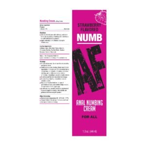 NUMB AF DESENSITIZING ANAL GEL STRAWBERRY 1.5 OZ