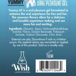 YUMMY AF ORAL PLEASURE GEL CUPCAKE 2.2OZ