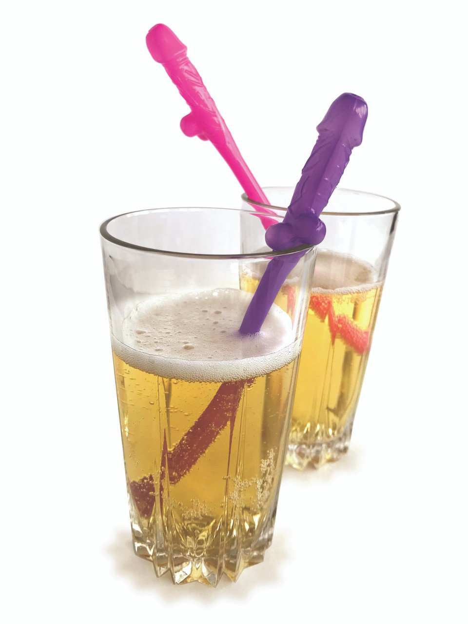 LITCP1057penisstrawsinglassesfilledwliquid