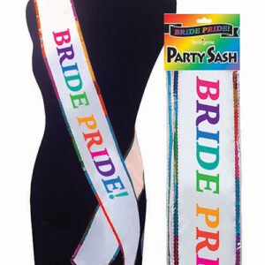 (WD) BRIDE PRIDE SASH