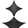 SASSY CUPLESS & CROTCHLESS TEDDY BLACK S/M