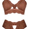 CARAMEL KISS BRALETTE & G- PANTY CARAMEL S/M