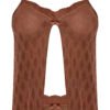 (WD)CARAMEL KISS BABYDOLL & TH SET CARAMEL S/M