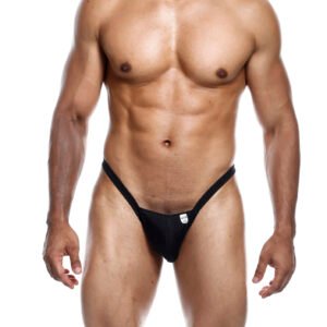 (WD) MOB Y BUNS THONG BLACK ME