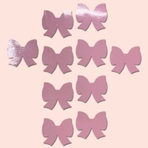 MINI BODY PASTIES 10PK FAUX PLEATHER PINK