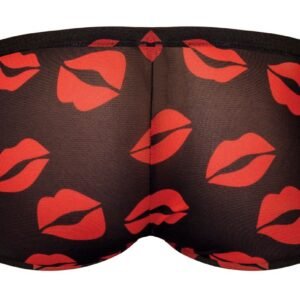 MINI SHORT SHEER LIPS BLACK SMALL