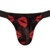 KISS ME MICRO THONG V LIPS PRINT L/XL