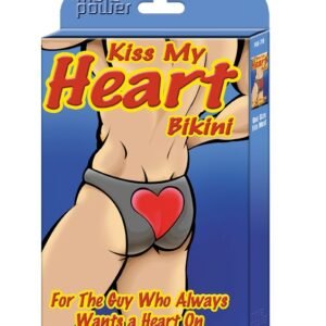 KISS MY HEART BIKINI BLACK O/S