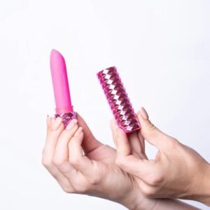 ROXIE MAIA CRYSTAL GEM LIPSTICK VIBRATOR PINK