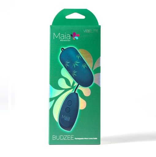 MTAF001LFbudzeeafbulletvibratorgreenpkg