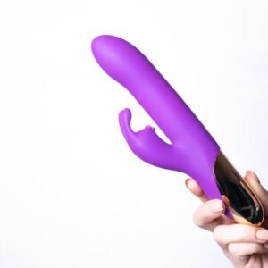 KARLIN SUPERCHARGED SILICONE RABBIT RECHARGEABLE PURPLE
