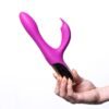 SKYLER SILICONE BENDABLE PURPLE RABBIT