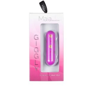 GIGGLY SUPER CHARGED MINI BULLET W/ SMILEY FACE PATTERN