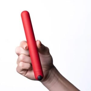 ABBIE LONG RECHARGEABLE BULLET RED