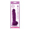 COLOURSOFT 5IN SOFT DILDO PURPLE