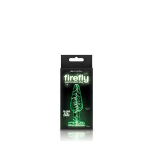 FIREFLY GLASS TAPERED PLUG SMALL CLEAR