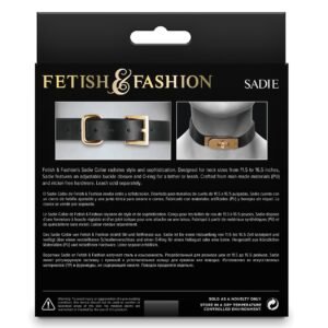 FETISH & FASHION SADIE COLLAR BLACK