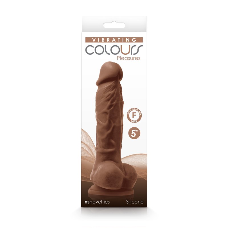 NSN040222coloursbrownvibratingdildo2